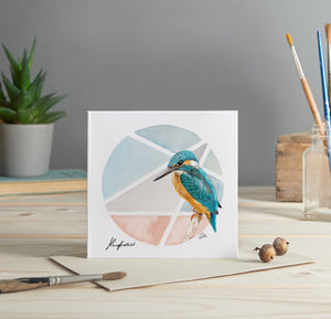 Kingfisher greeting card